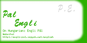 pal engli business card