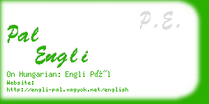 pal engli business card